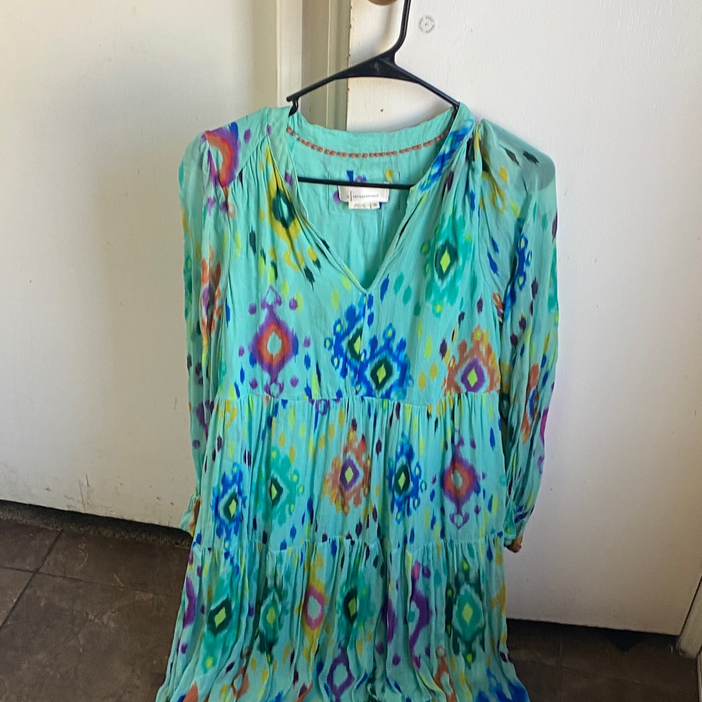 Zara Multicolor Abstract Dress